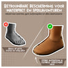 Antislip Schoentjes – Caramel Bruin