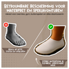 Antislip Schoentjes – Beige Ecru
